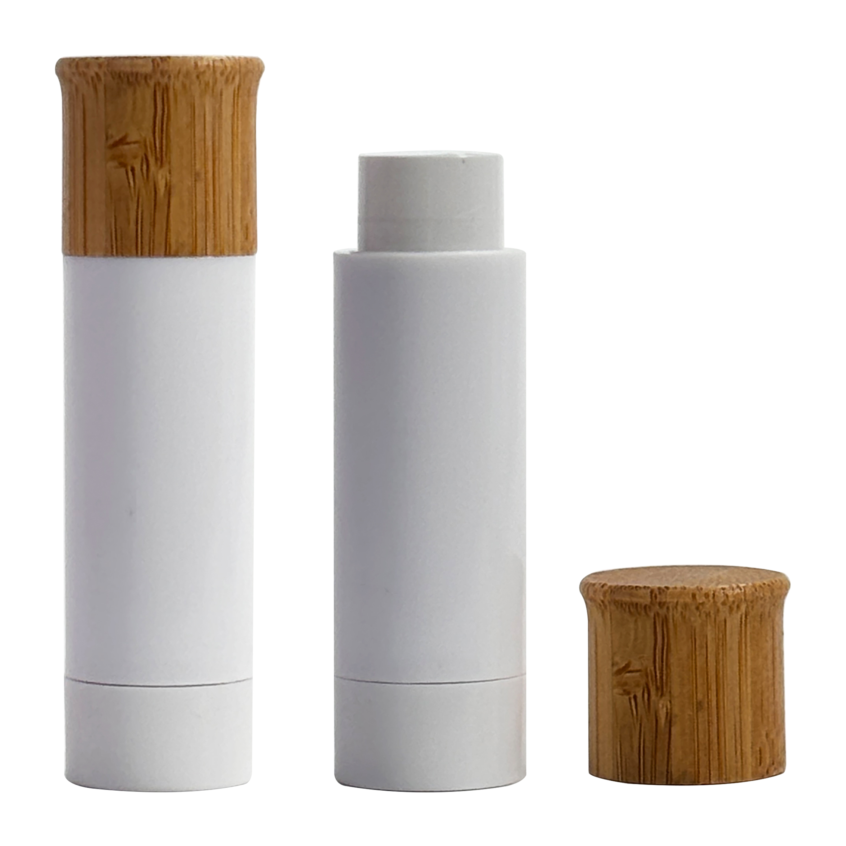 Bamboo Cap PP Tube Lipstick Container