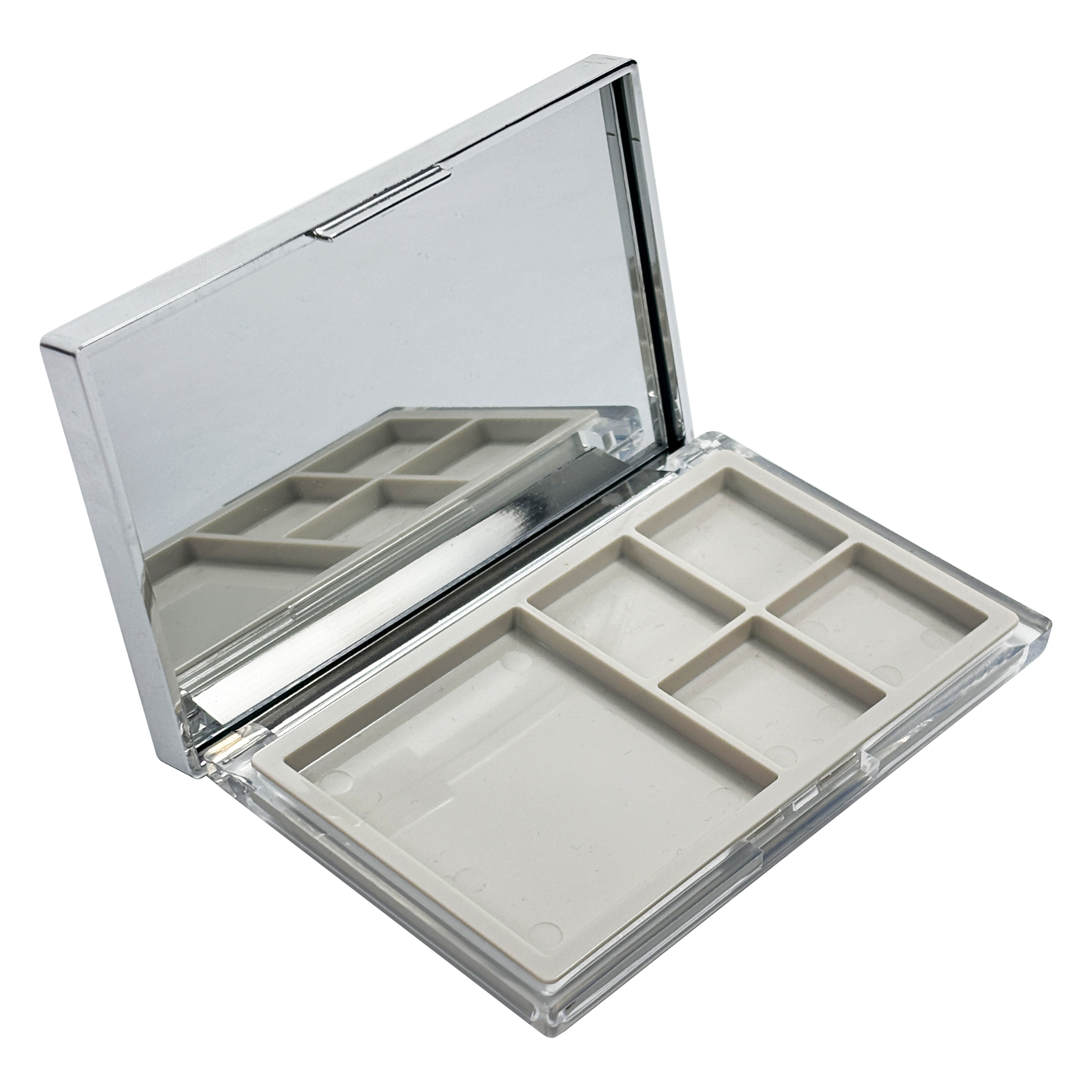 5-Hole Empty Eyeshadow Palette with Mirror