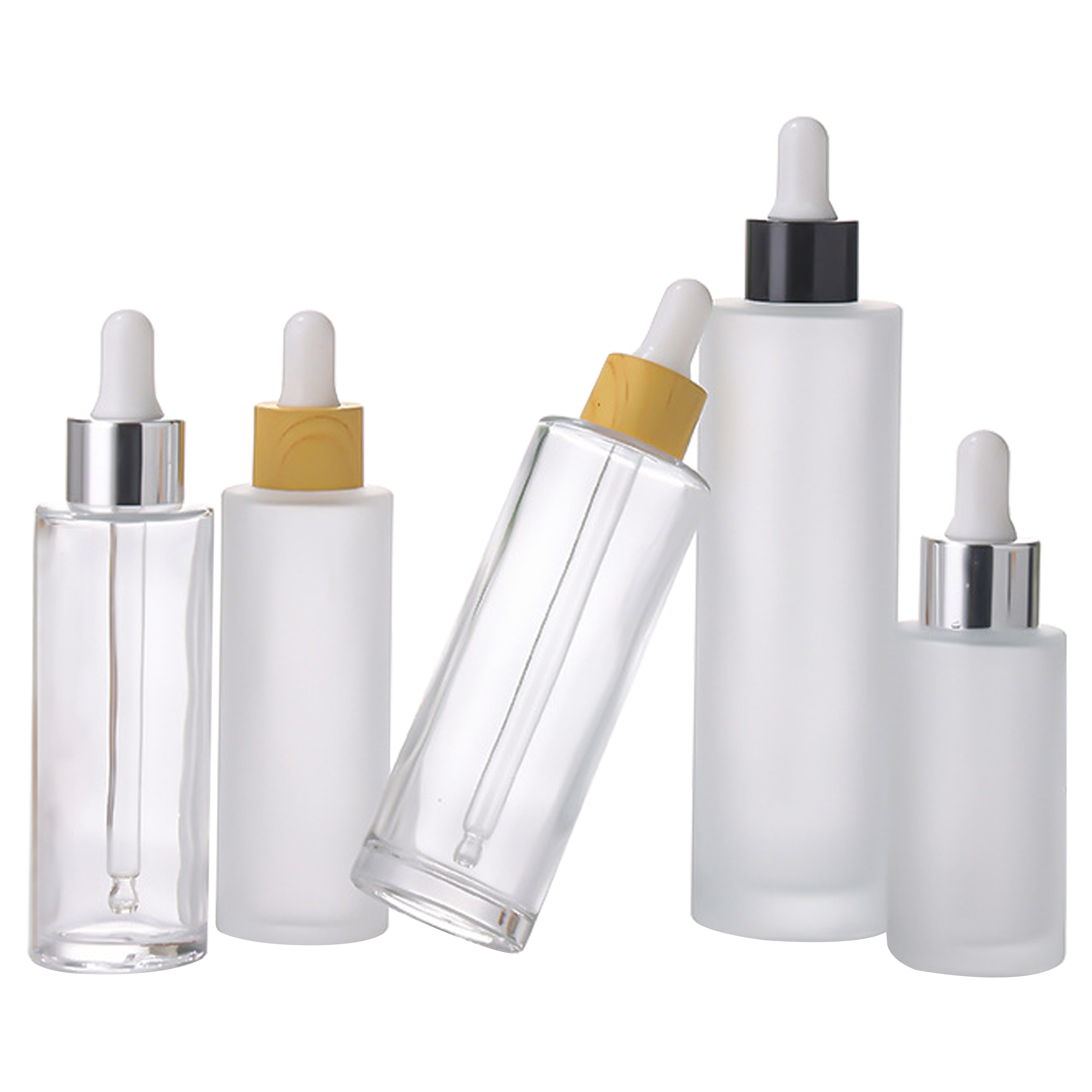 Transparent Glass Dropper Bottle