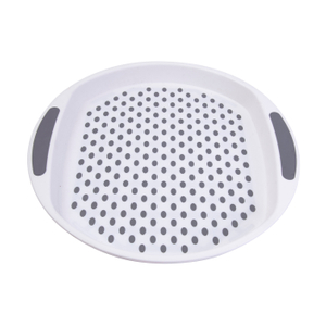 Round PP Plastic Tray with Drainage Holes