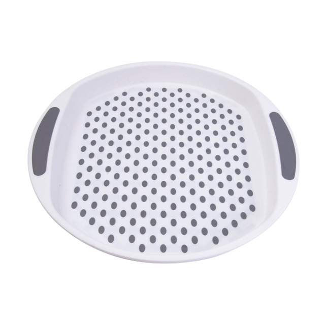 Round PP Plastic Tray with Drainage Holes