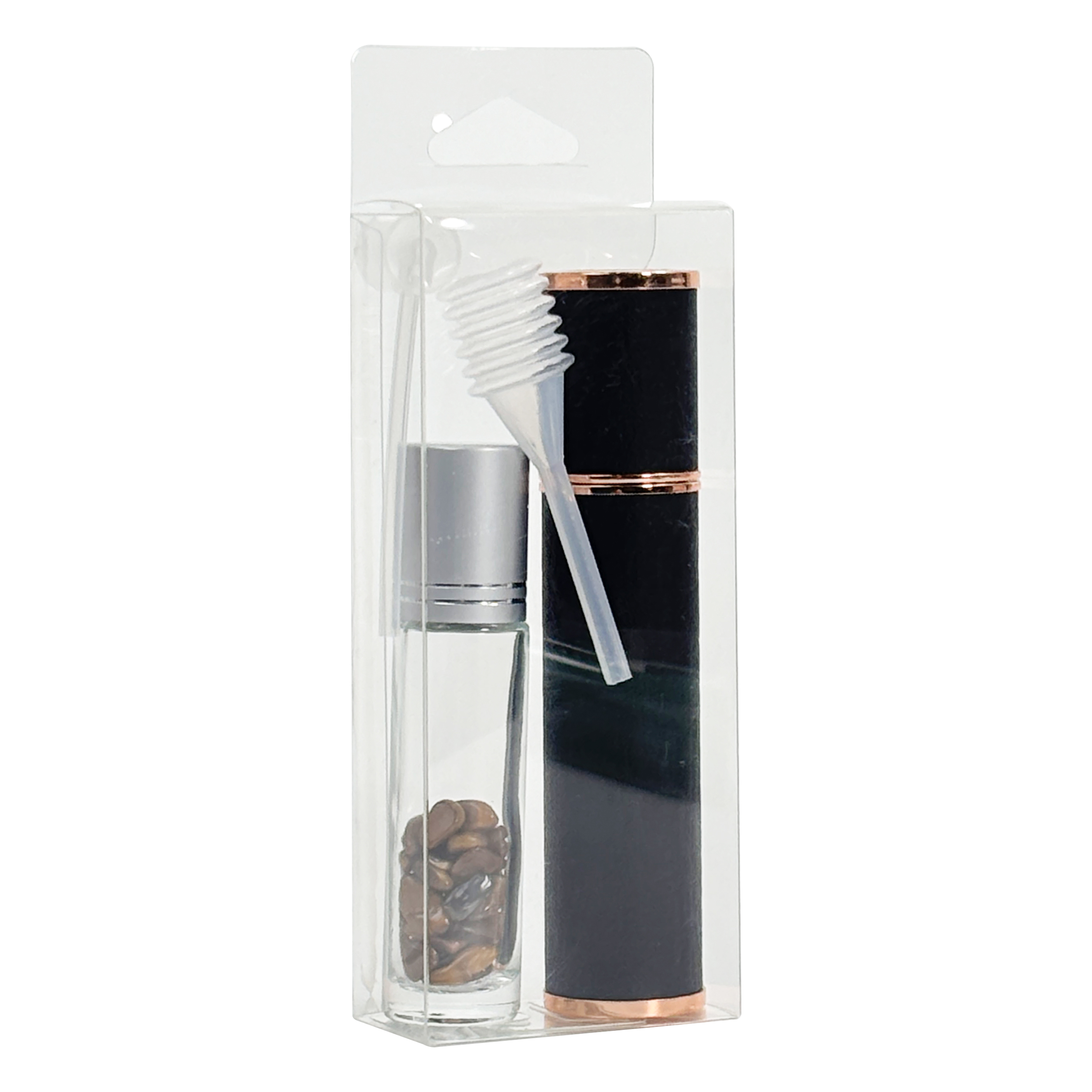 Perfume & Roll-on Bottles Set With Refillable Tools