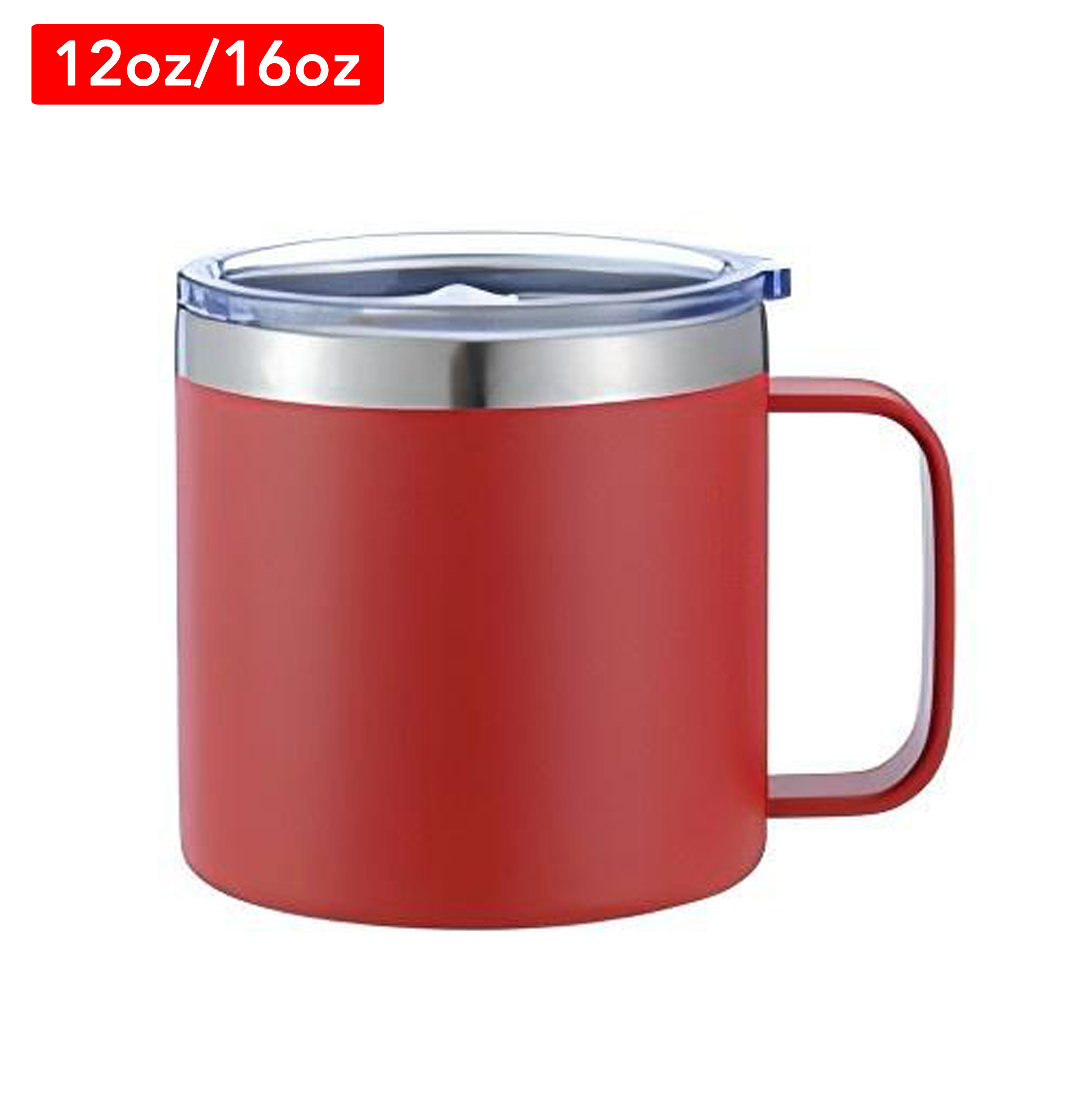 Stainless Steel Coffee Mug with Handle And Lid