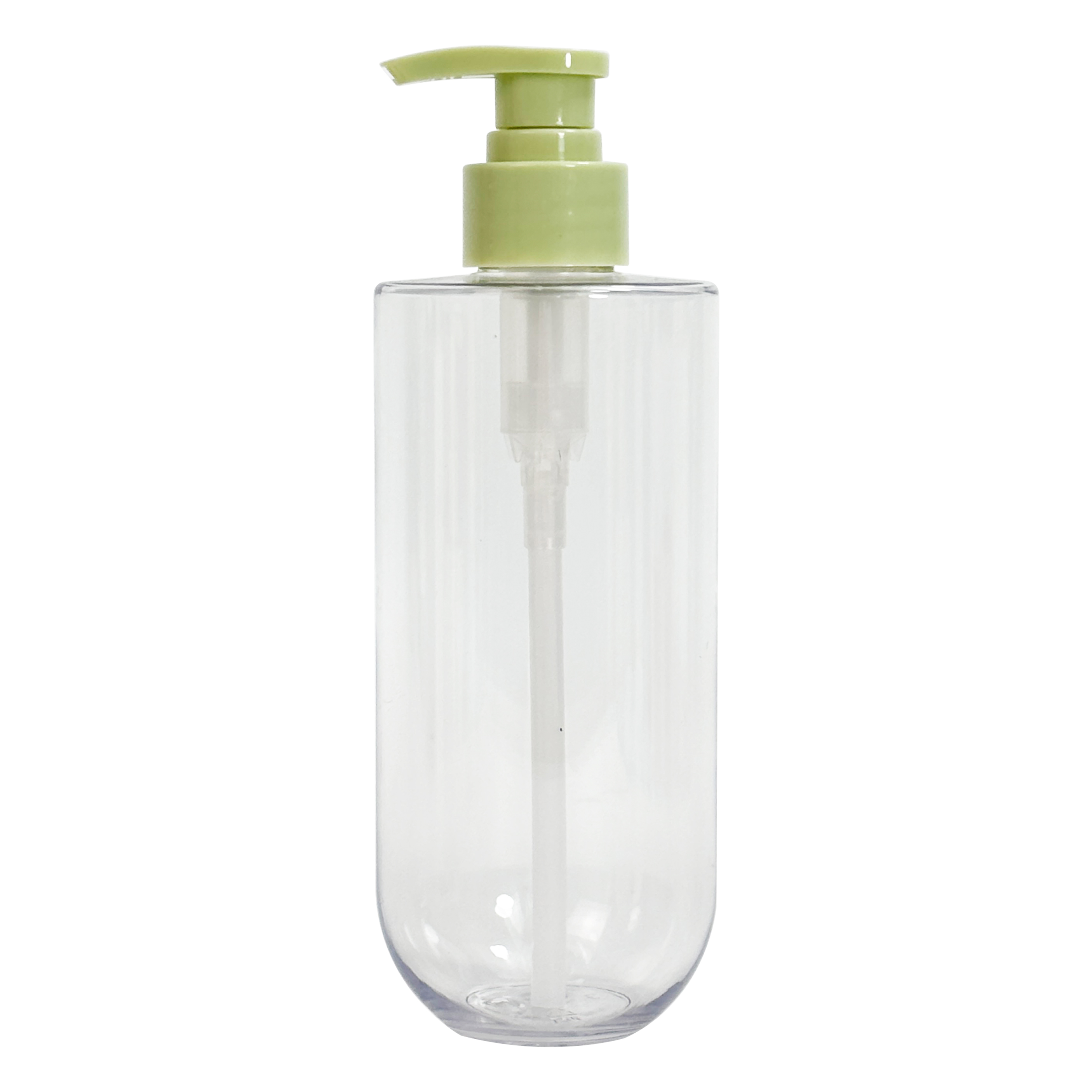 380ml Flat-Shoulder Round Bottom Plastic Lotion Pump Bottle
