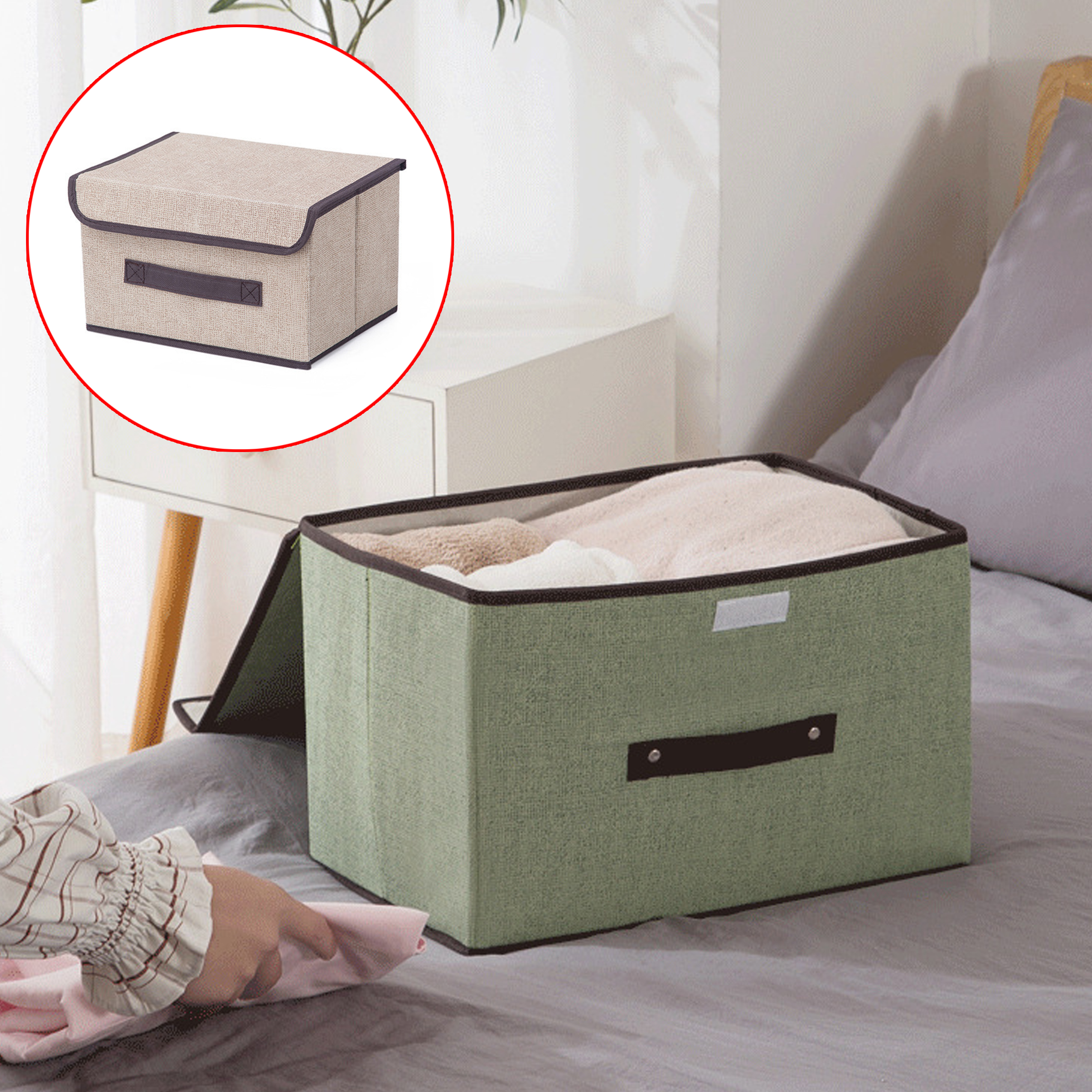 Foldable Clothes Storage Box for Home Use