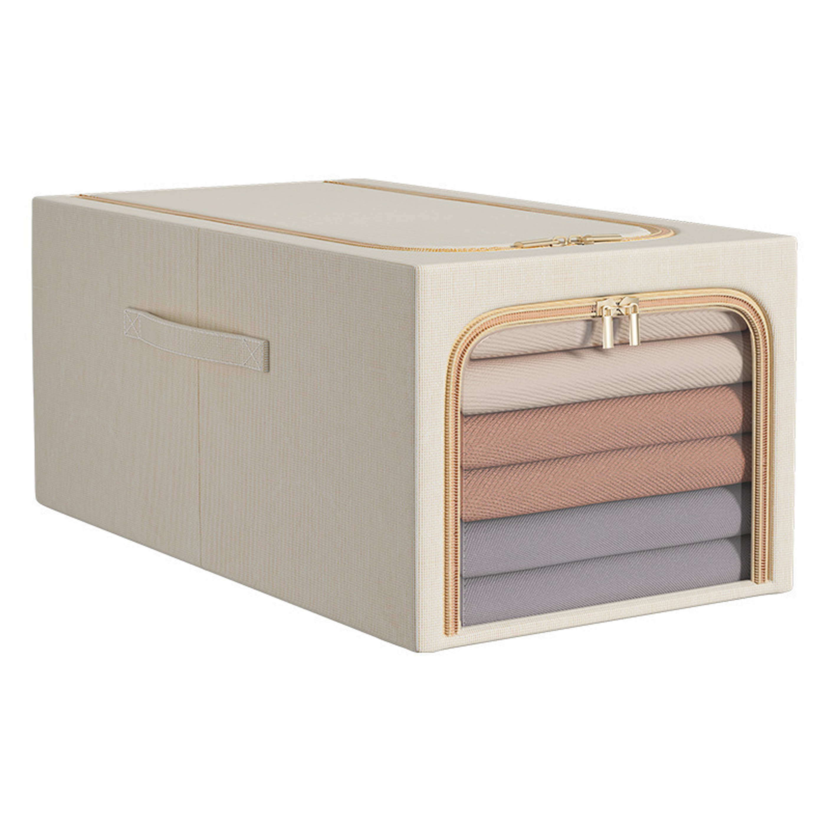 Foldable Clothes Storage Box with Window