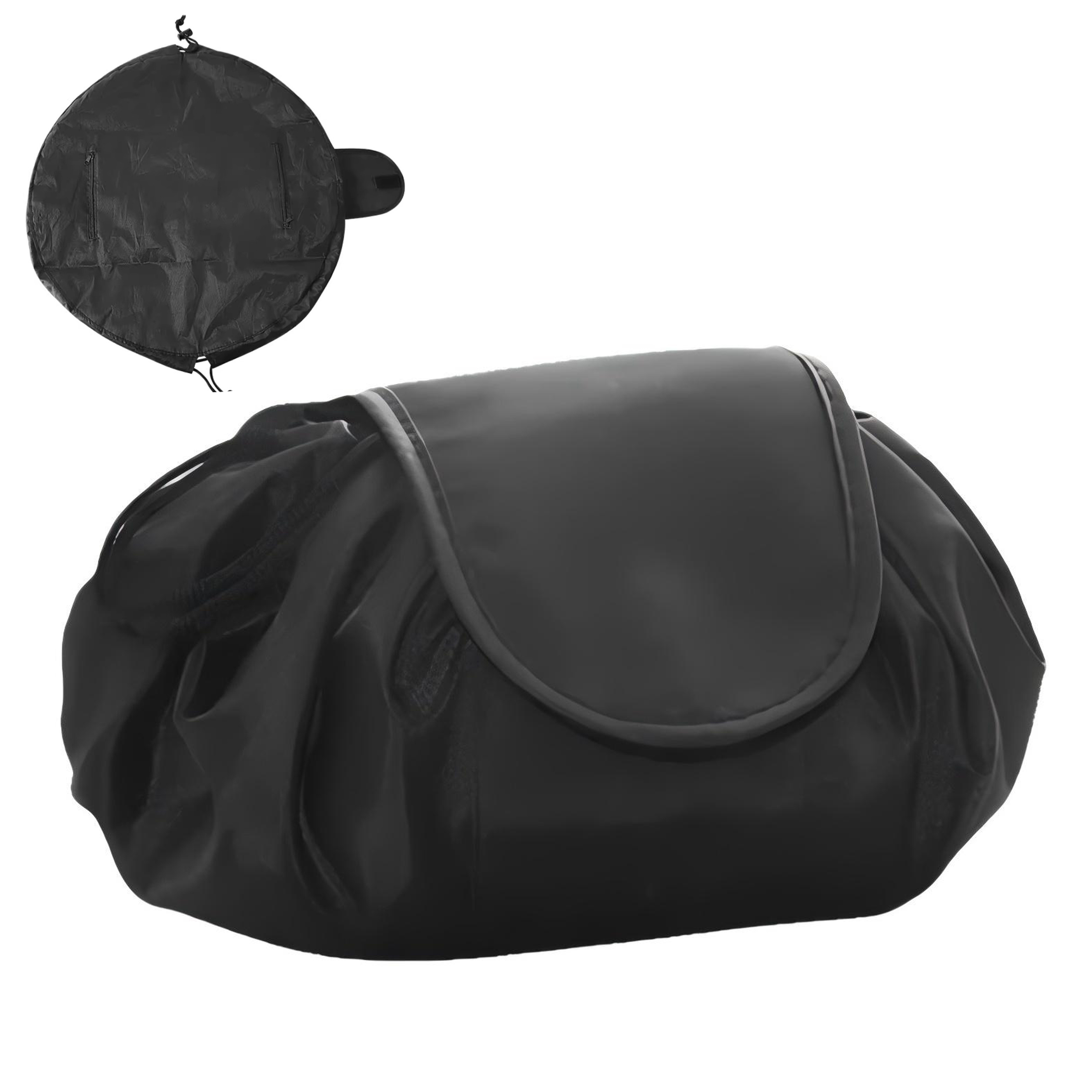 Foldable Drawstring Travel Cosmetic Organizer Bag