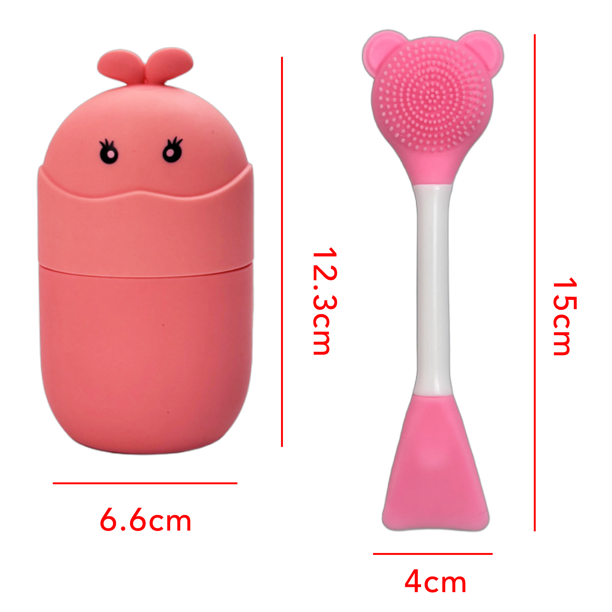 Dual-Side Cream Brush & Facial Ice Roller