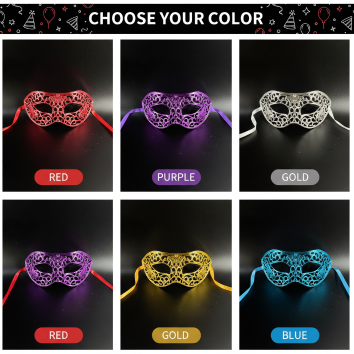 PP Cutout Masquerade Mask