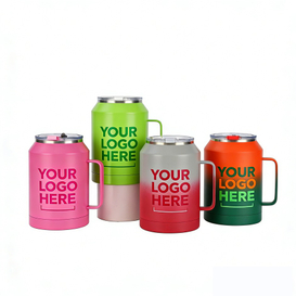 40oz Insulated Can Cooler Mug Gradient Design Travel Mug