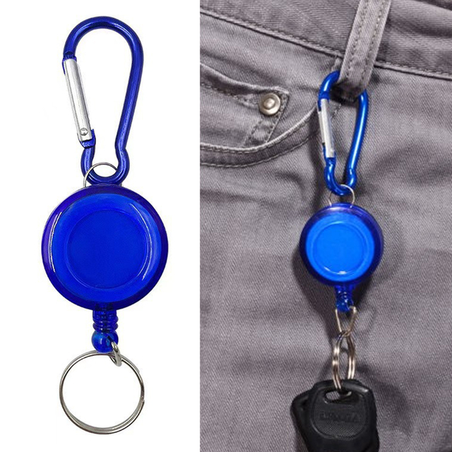 Retractable Keychain with Carabiner