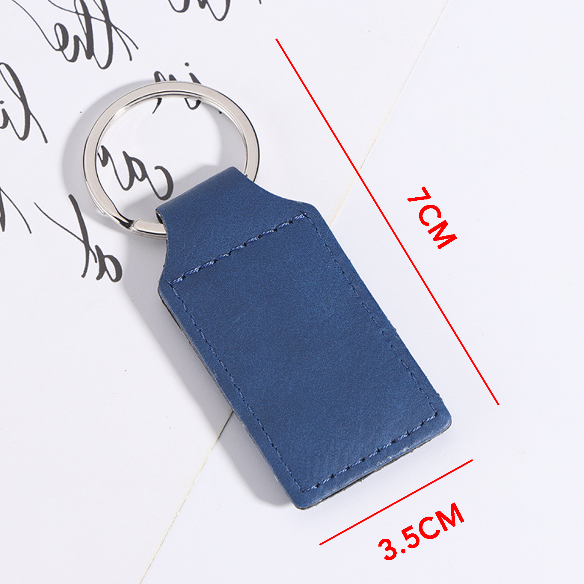 Leather Keychain Card Holder Multi-color Leather Keychain