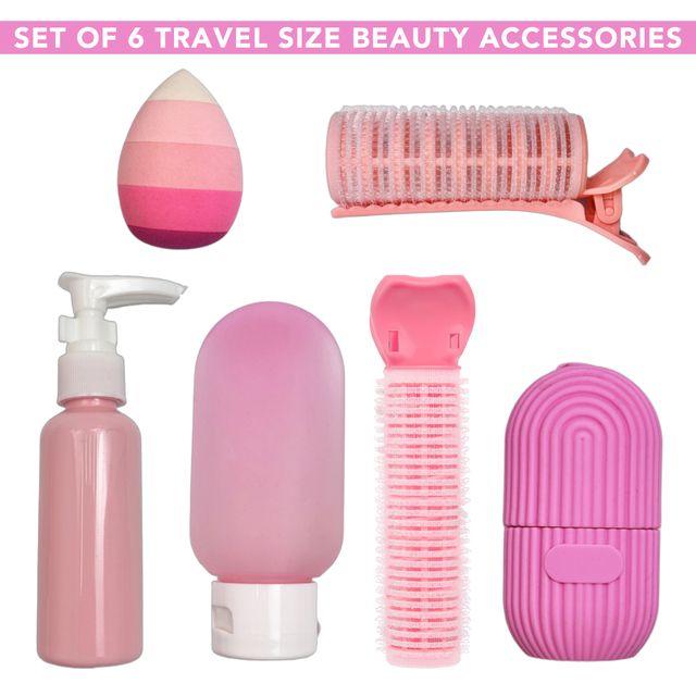 Set of 6 Travel Size Beauty Accessories