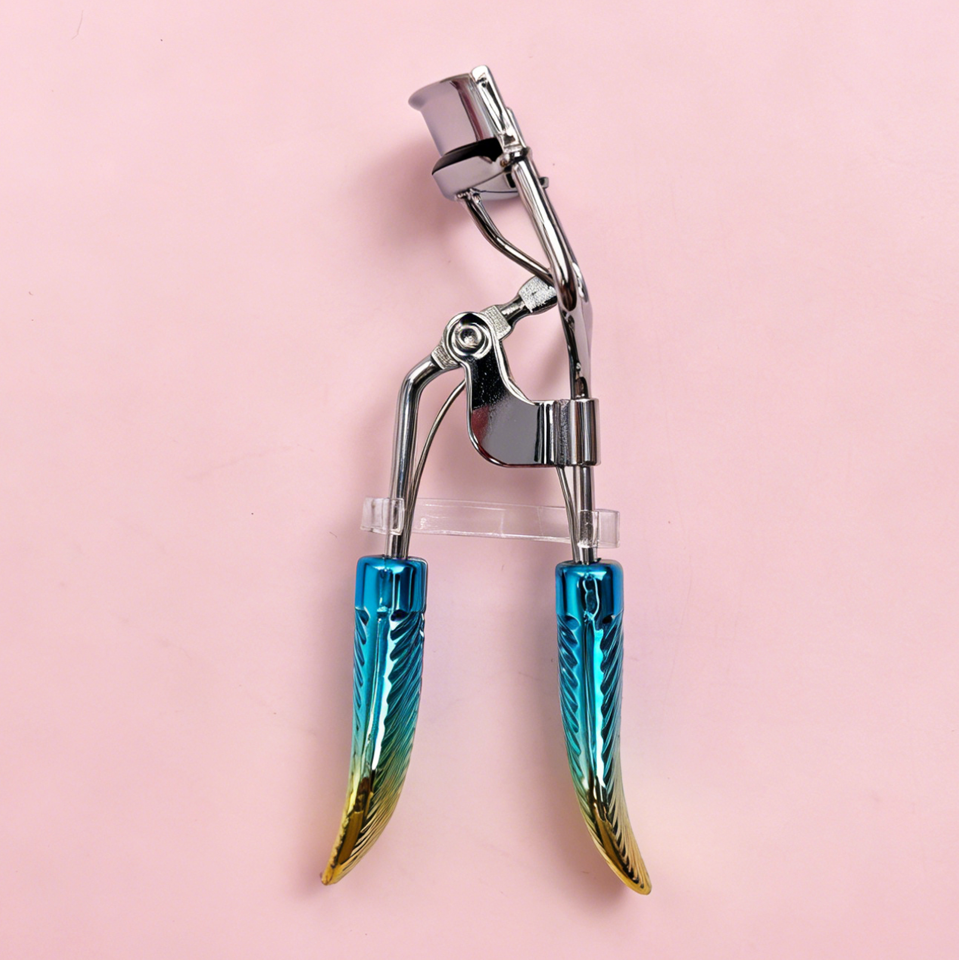 Iridescent Feather Eyelash Curler