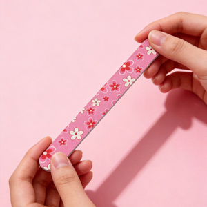 Set of 5 Colorful Floral Nail File