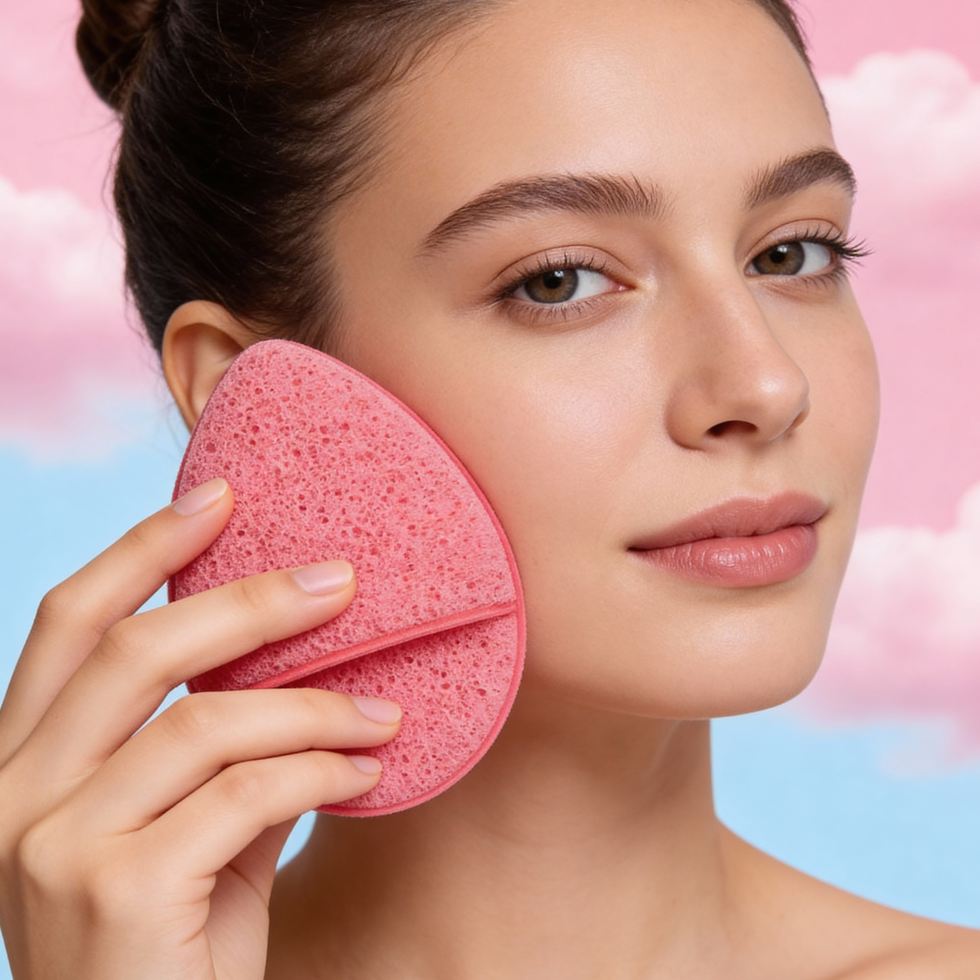 Set of 6 Pink Skincare & Hair Accessory