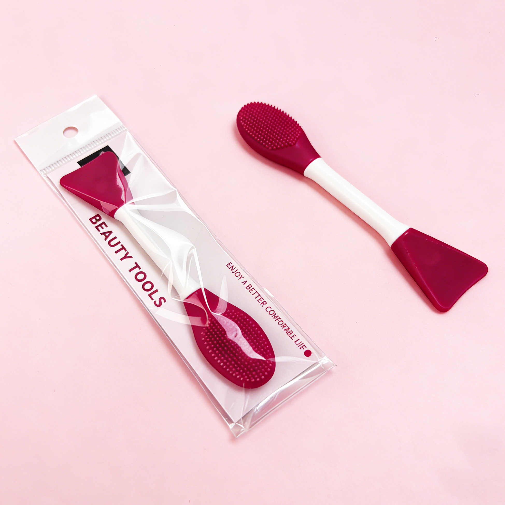 Dual-Ended Silicone Face Mask Brush