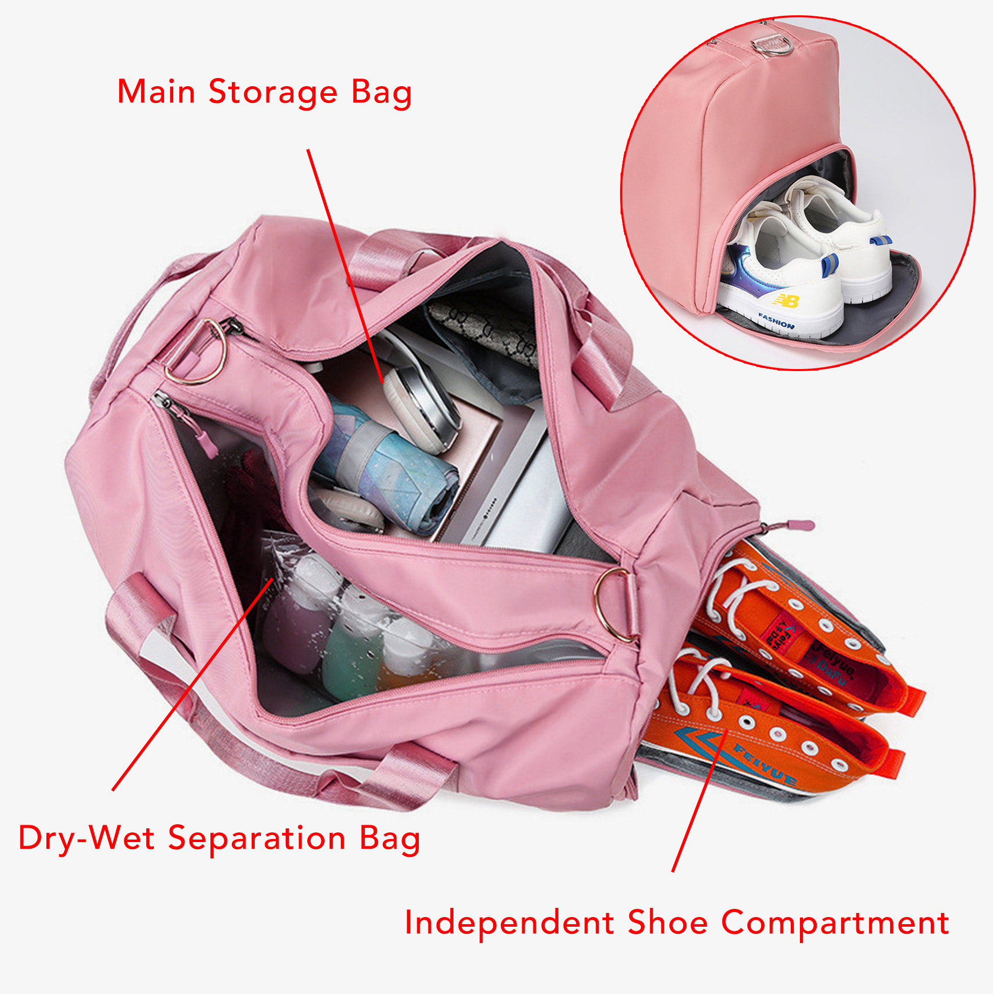 Women's Gym Duffle Bag