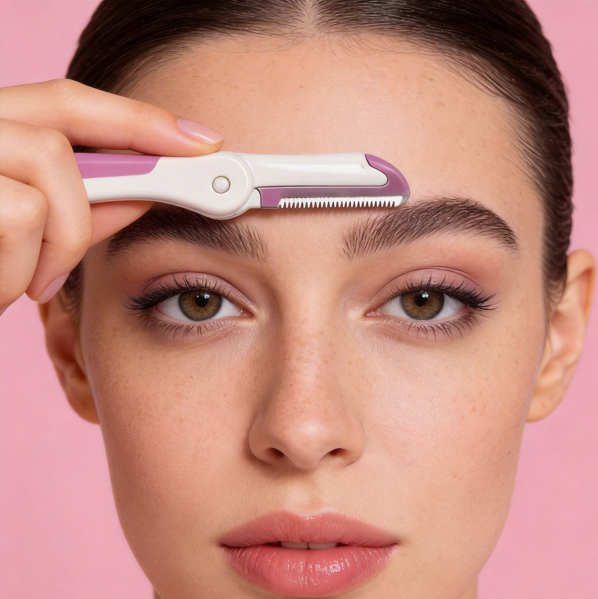 Foldable Stainless Steel Eyebrow Razor