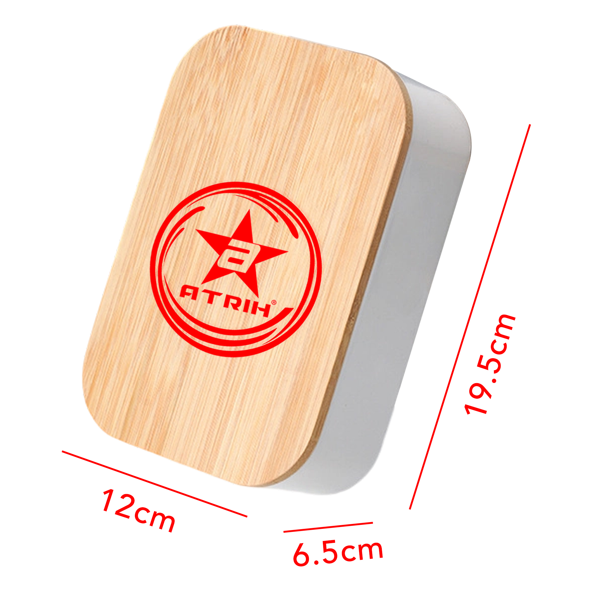 ATRIH Eco-Friendly Wheat Straw Bento Box with Utensils