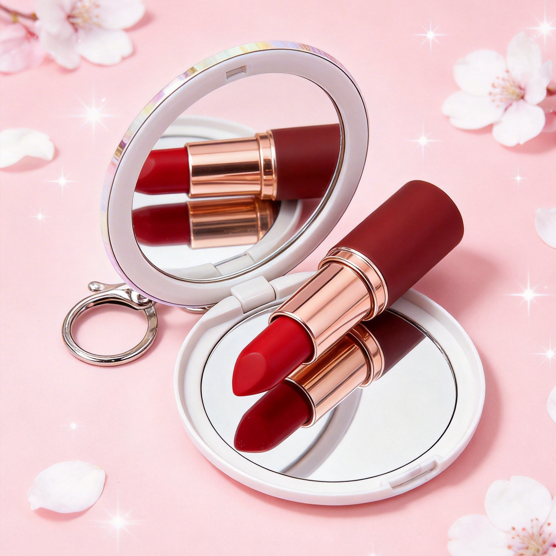 Pastel Dreamcatcher Print Compact Mirror