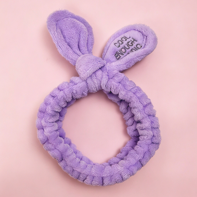 Lavender Bunny Ear Headband