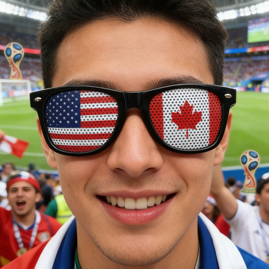 National Flag Mesh Sunglasses