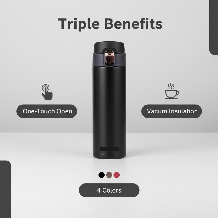 500ML One-Touch Vacuum Insulated Bottle