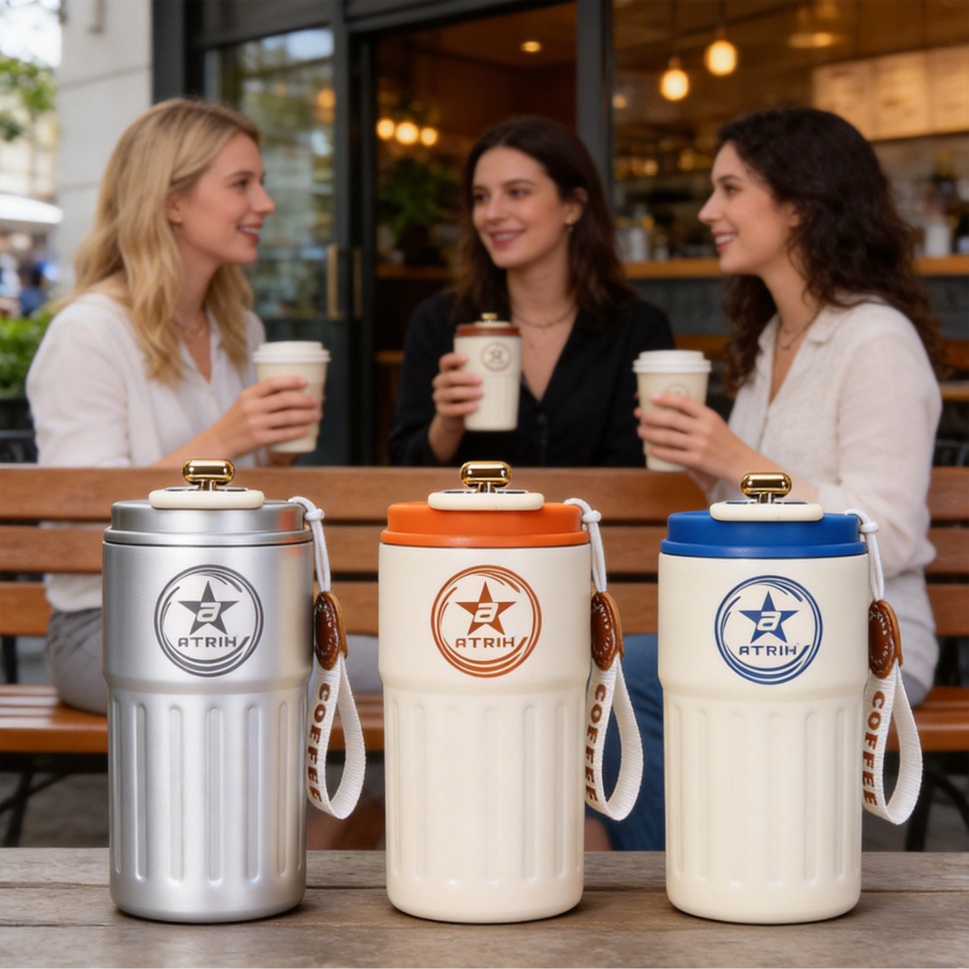 400ml Smart Coffee Tumbler with LED Temperature Display