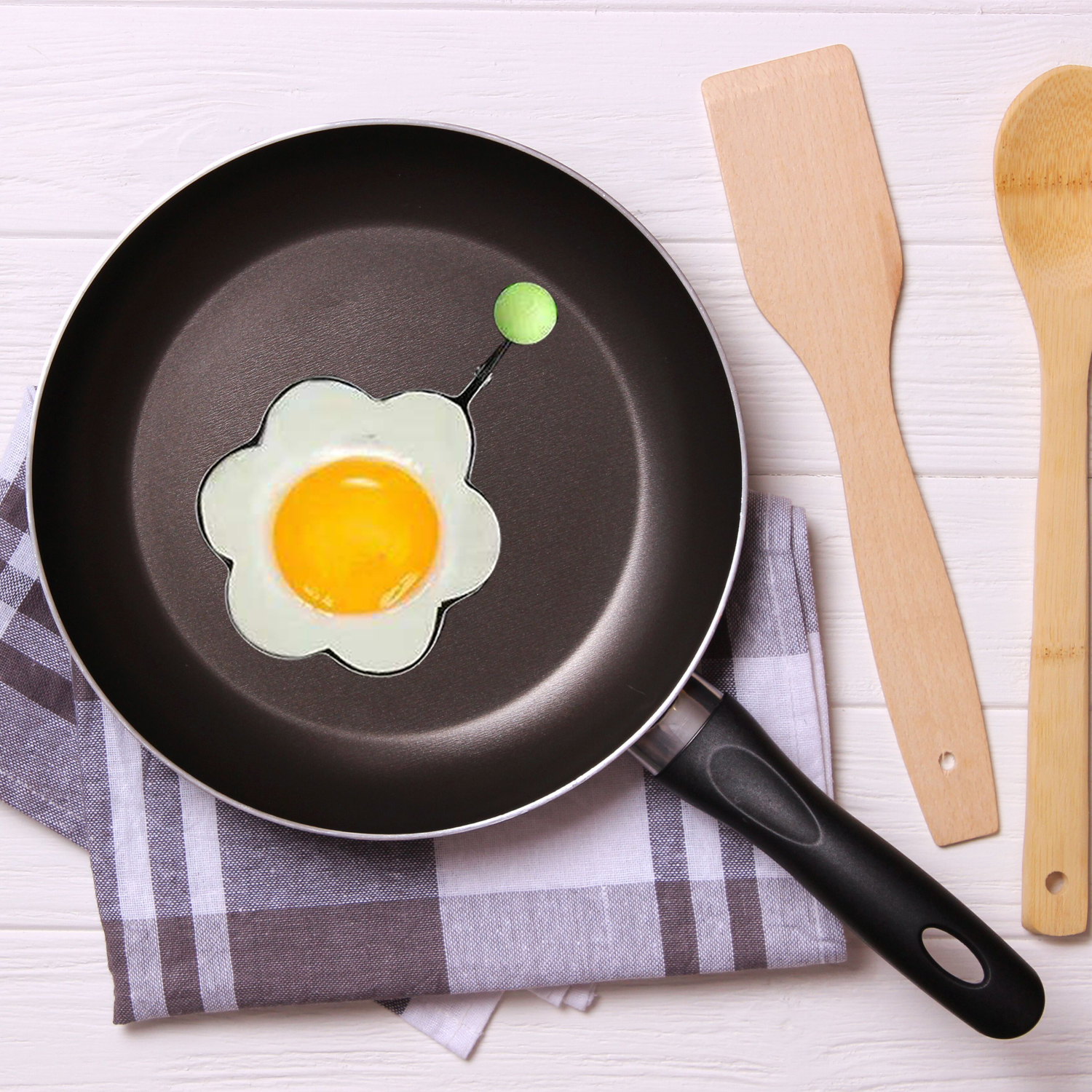 5 Pcs Stainless Steel Fried Egg Pancake Shaper Mold, Omelette Mold, Frying Egg Cooking Tools