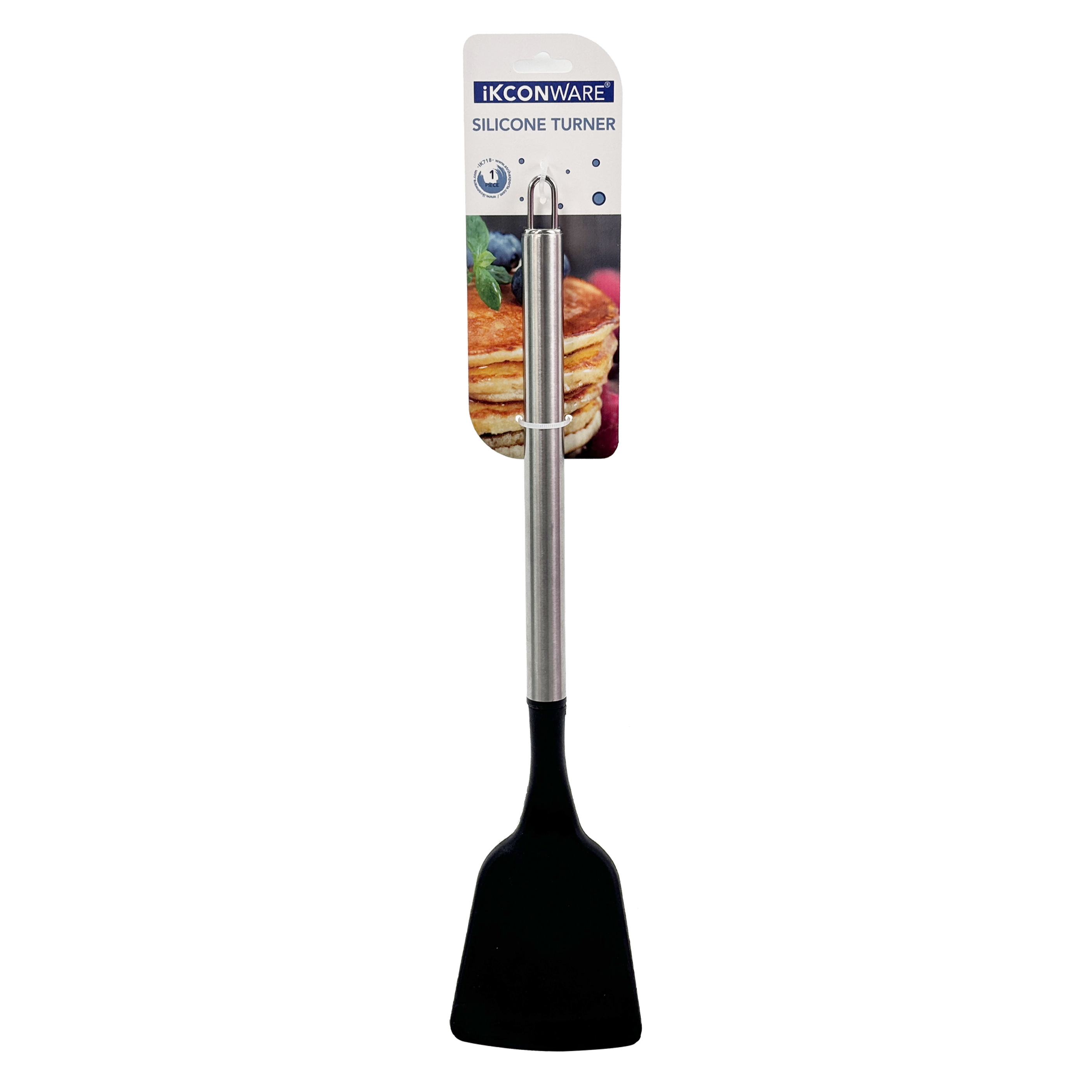 Stainless Steel Handle Silicone Turner