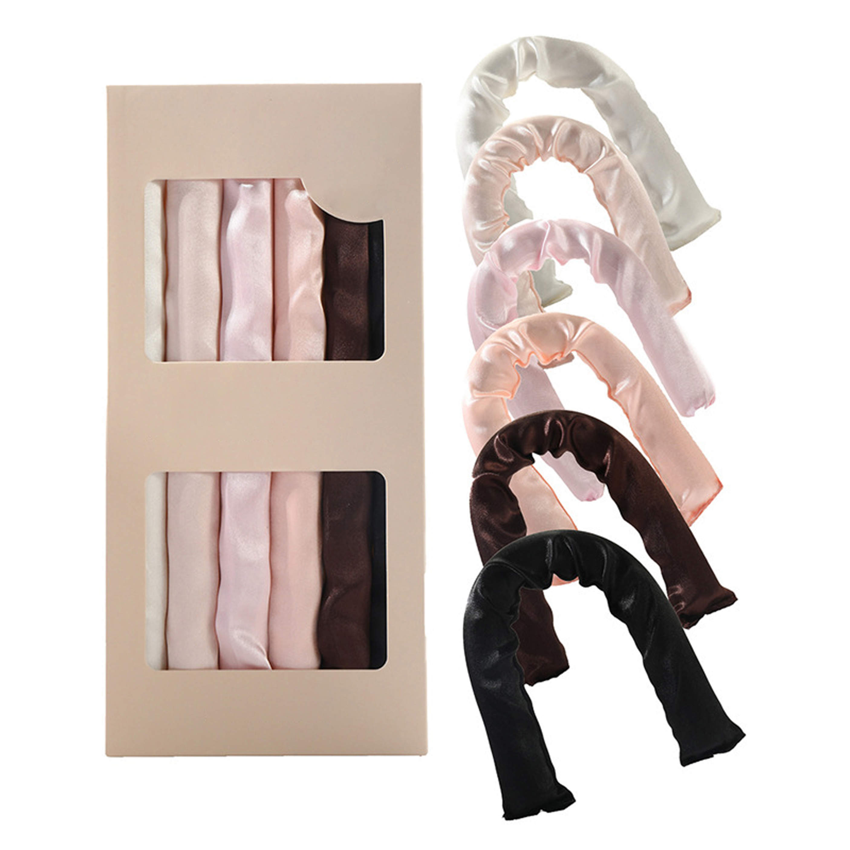 Luxe Heatless Hair Curler Quad Set