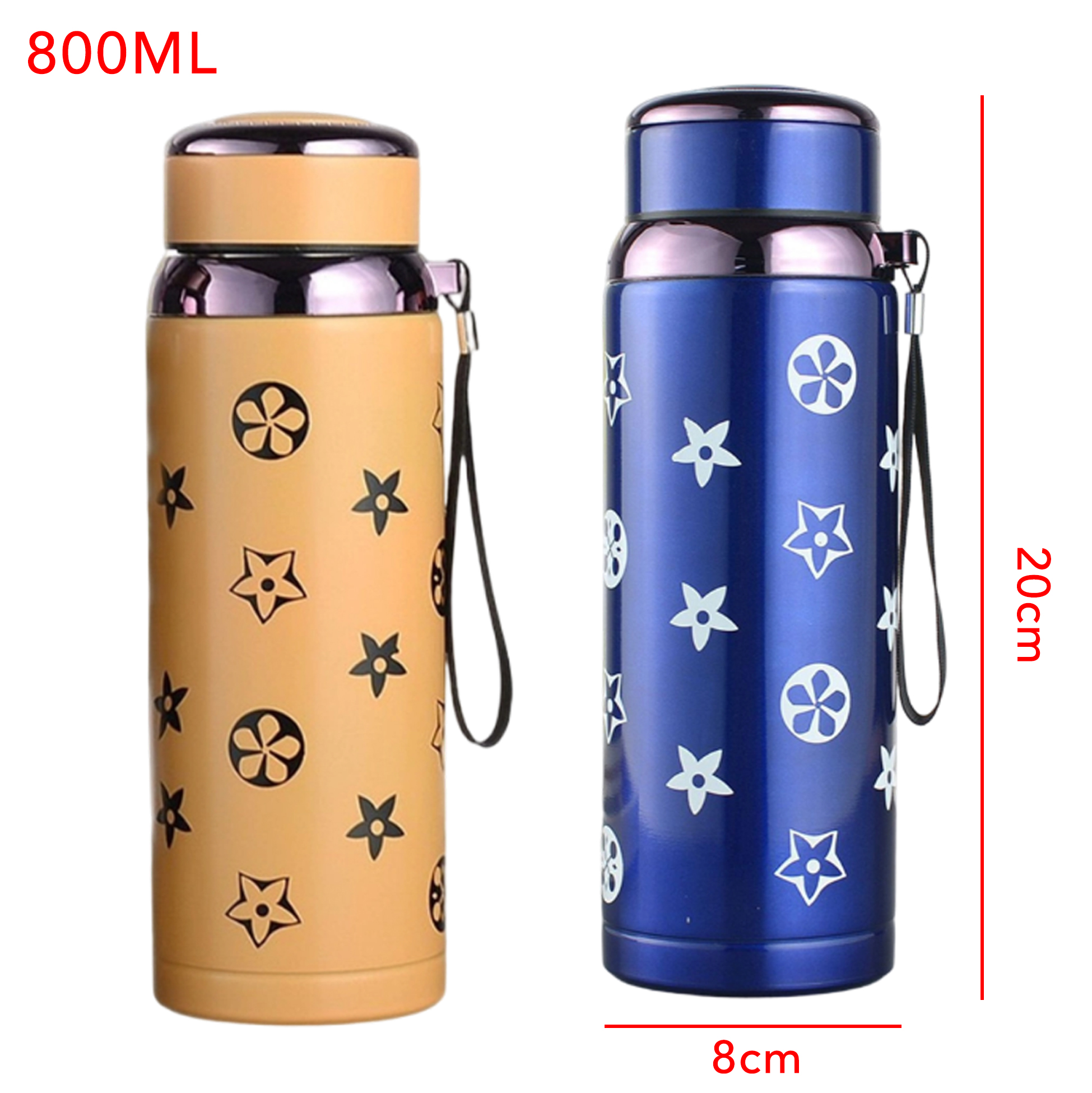 800ML Stainless Steel Vacuum Insulated Water Bottle