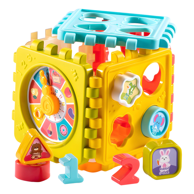 Educational Activity Cube for Toddlers