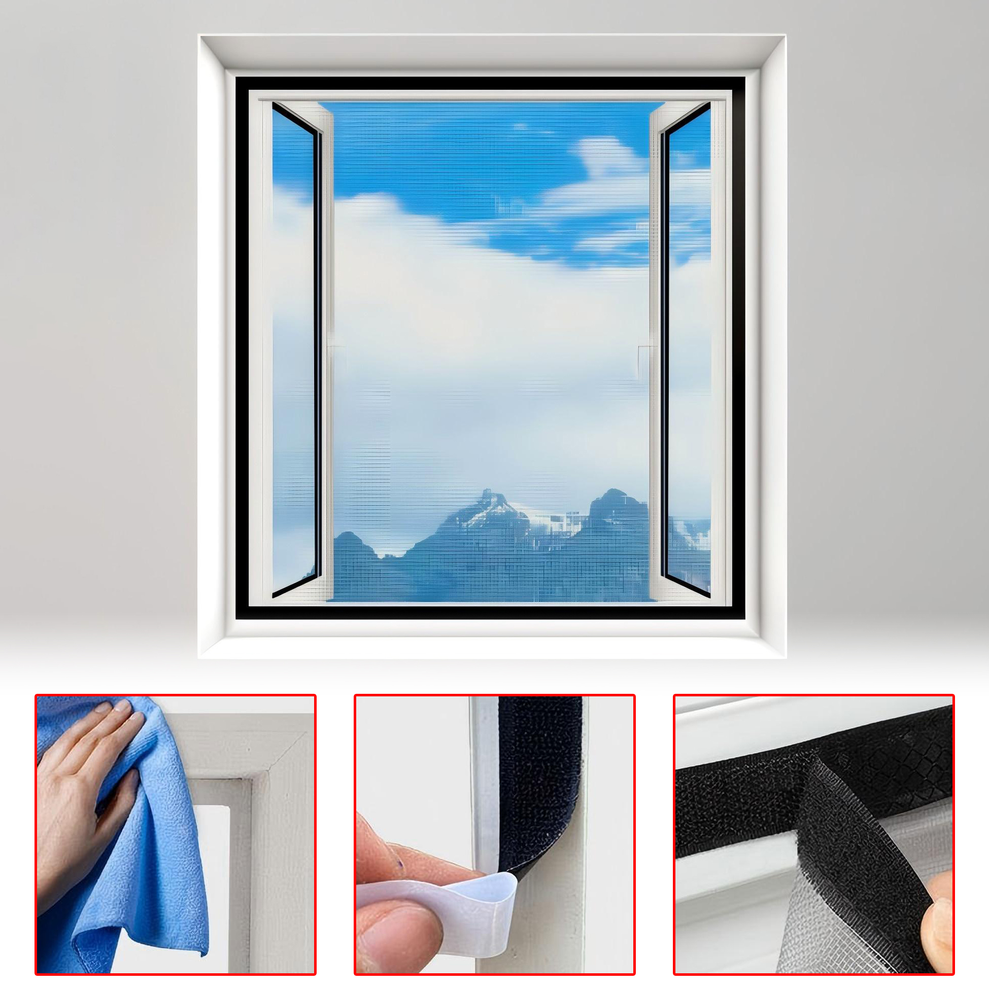 Self Adhesive Window Screen Mesh