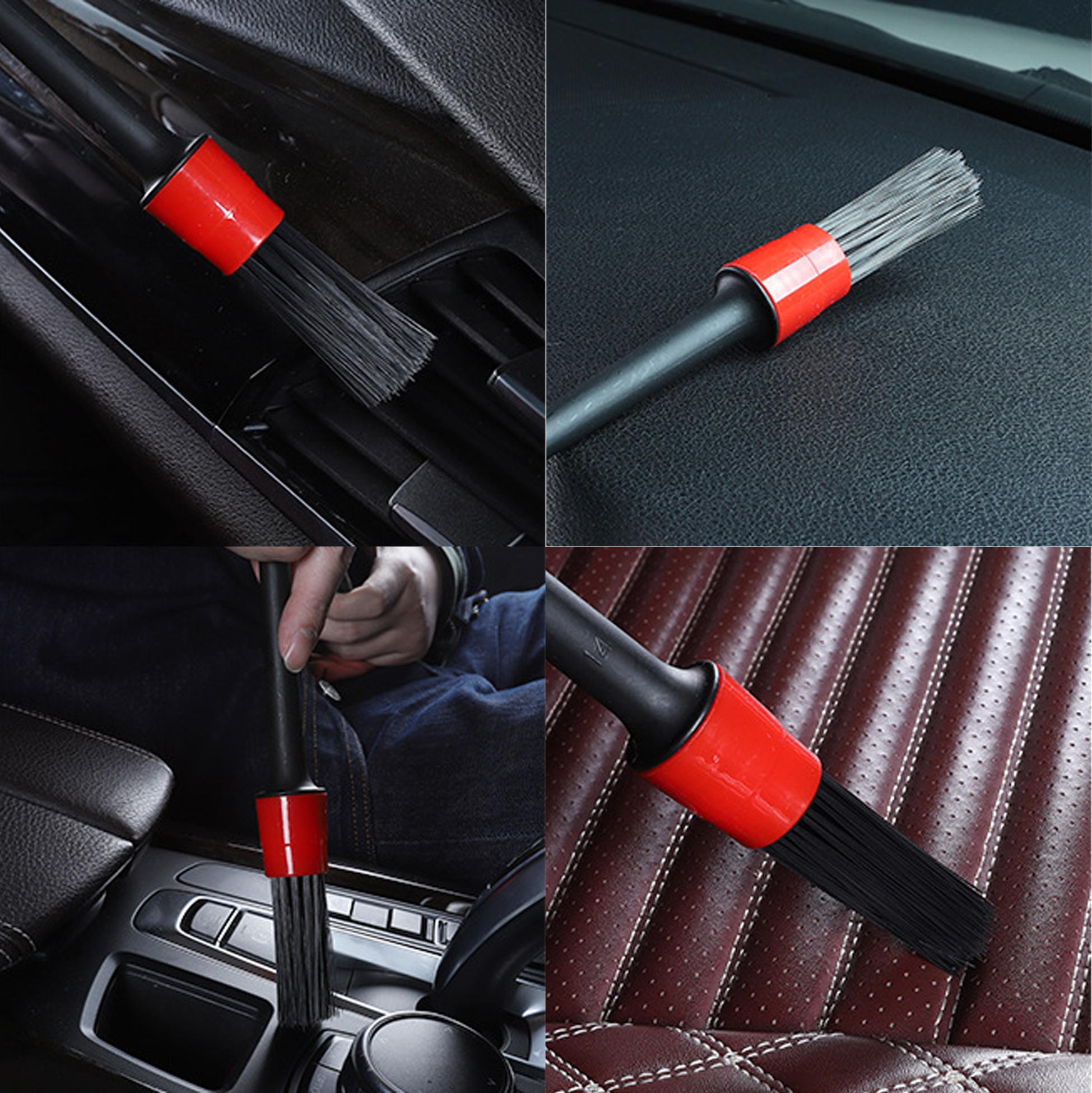 5 Piece Car Detailing Brush Set