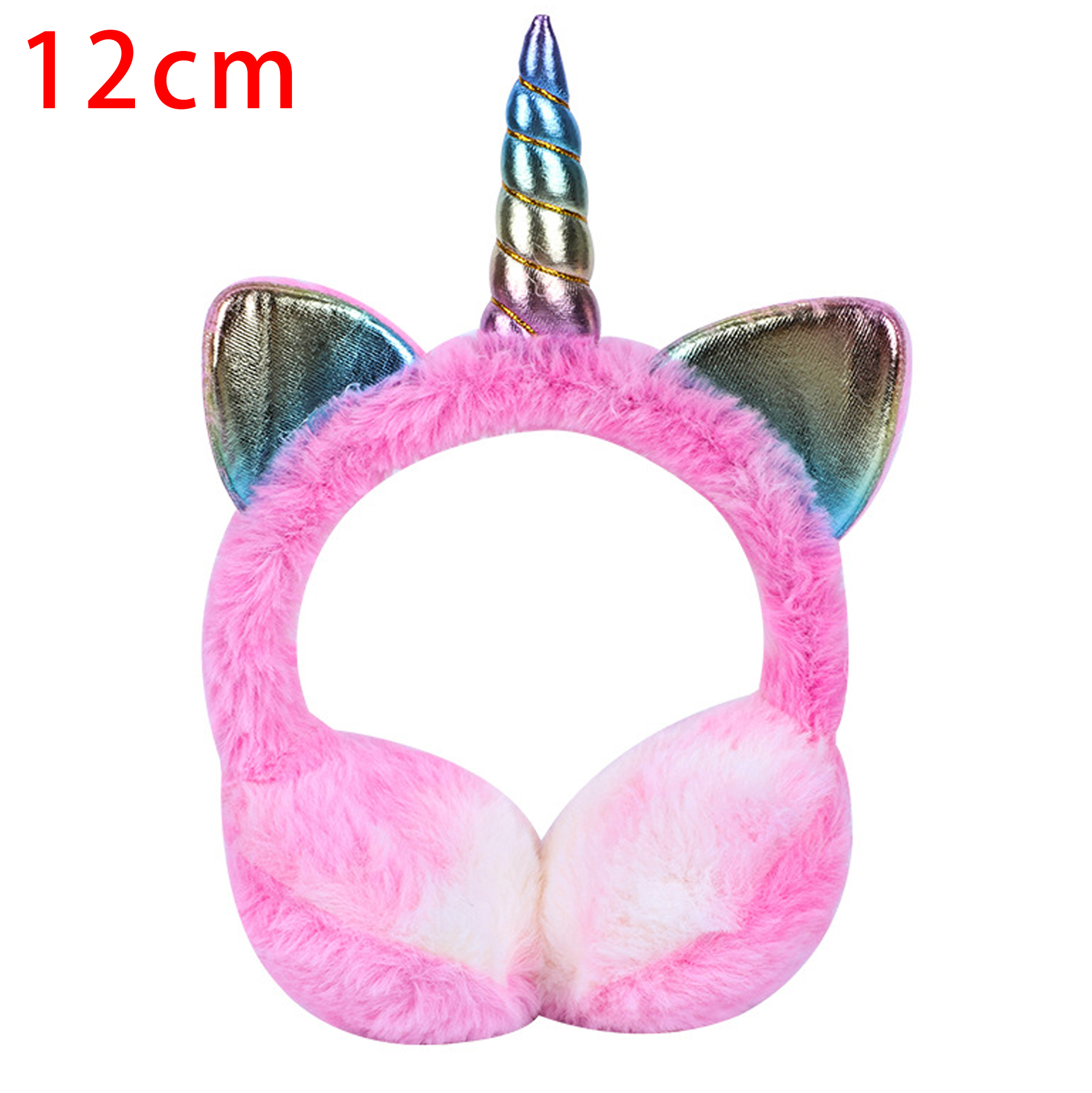 Unicorn Earmuffs with Fluffy Fur