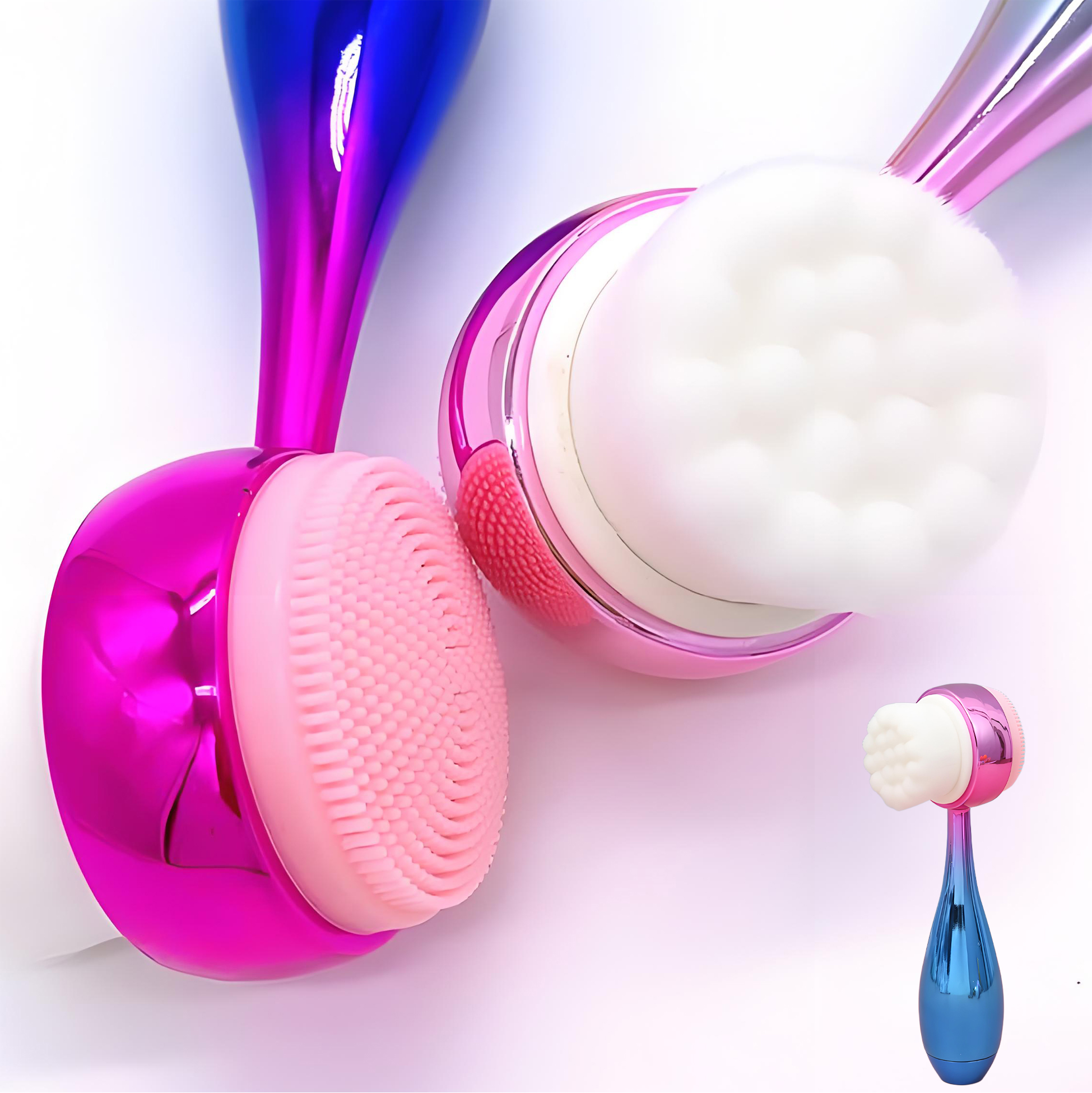 Manual Silicone Facial Cleansing Brush