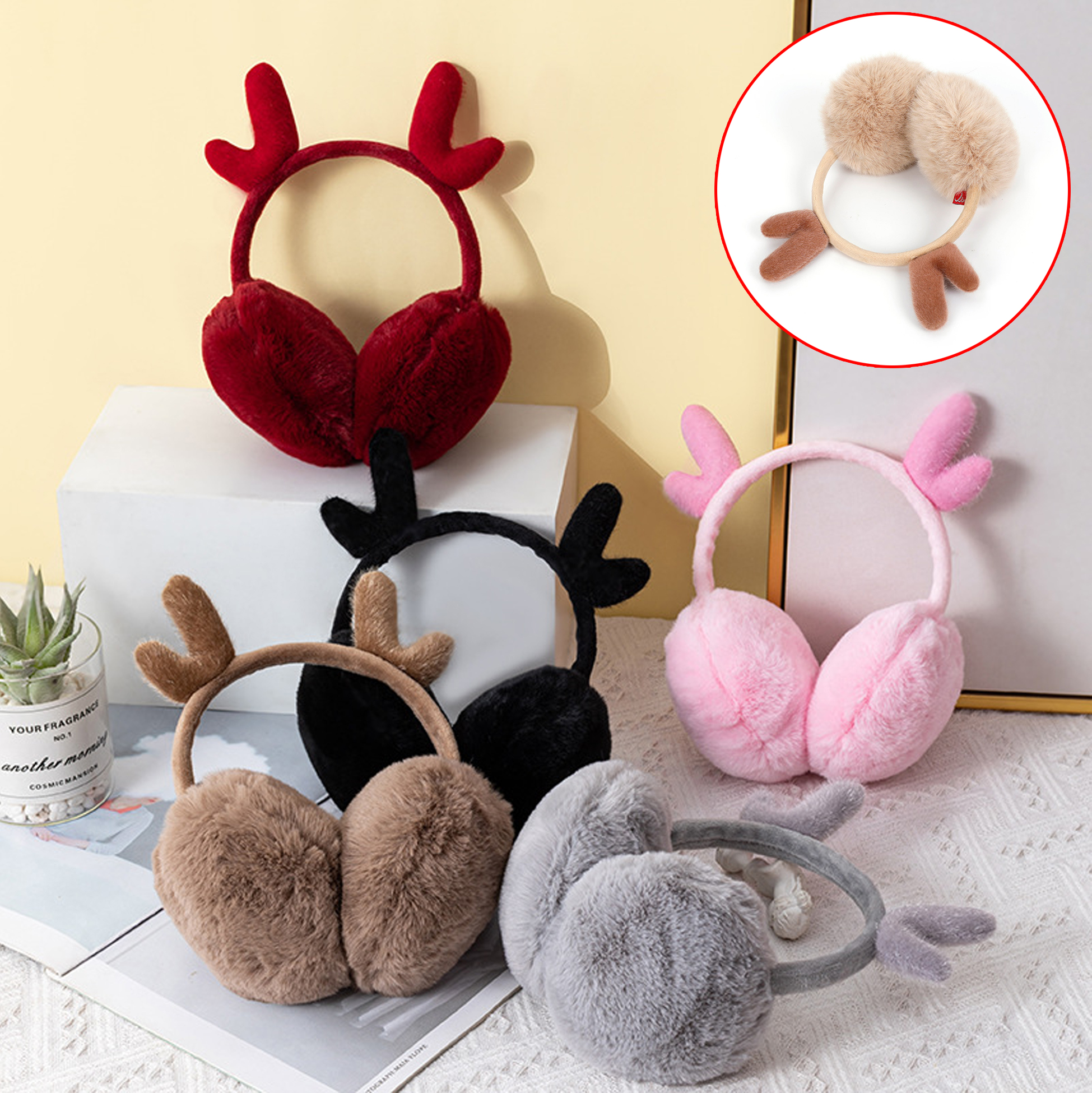 Cute Reindeer Earmuffs