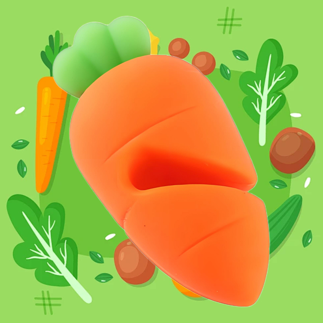 3 Pcs Cute Vegetable Shaped Silicone Pot Lid Holders