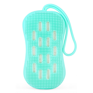 Pink Silicone Body Exfoliating And Cleaning Brush