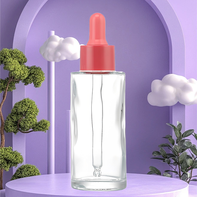 Clear Glass Dropper Bottle 