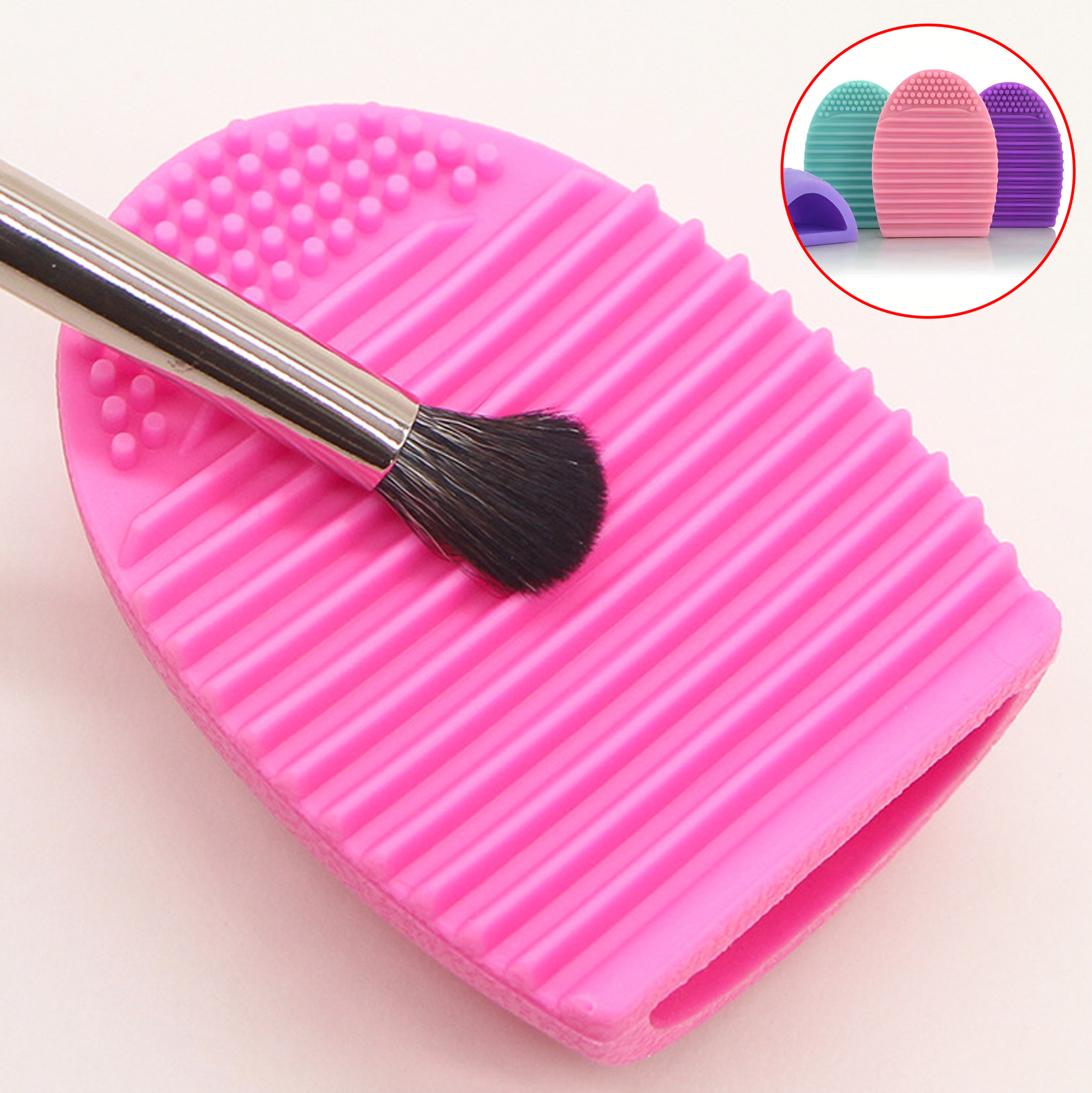 Silicone Makeup Brush Cleaning Egg