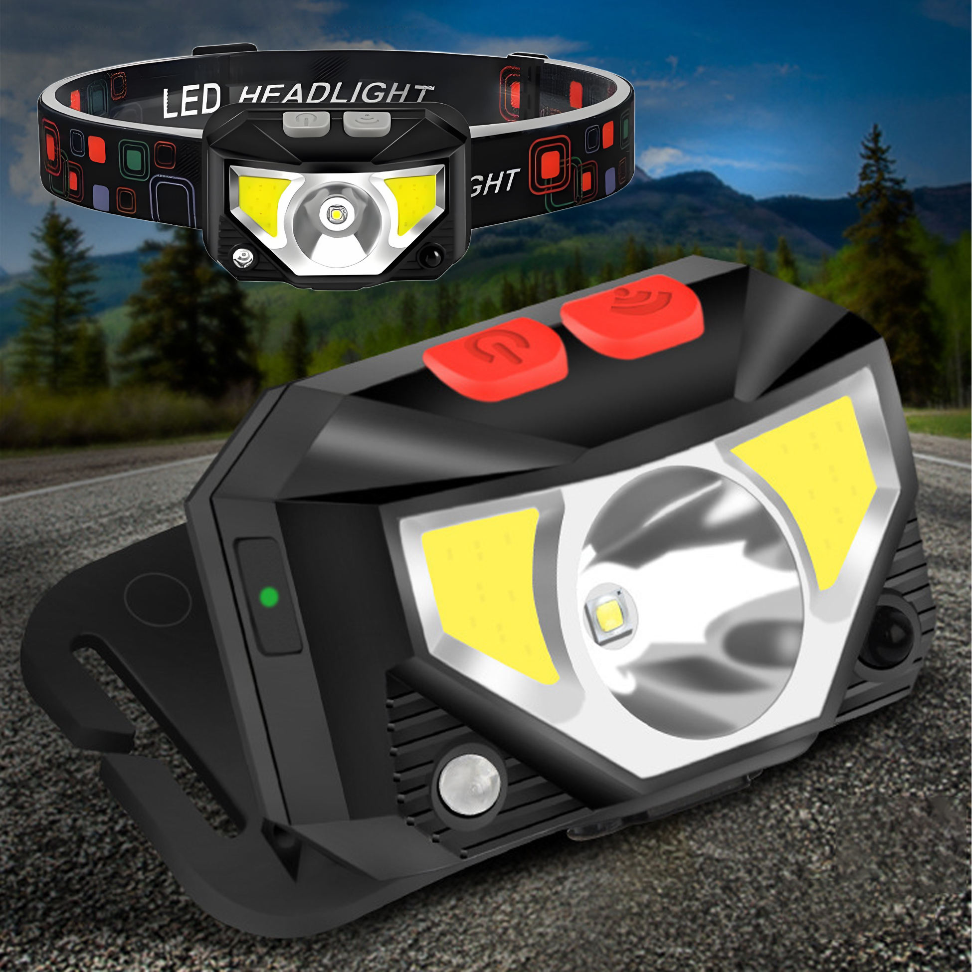 LED Headlamp for Outdoor Activities