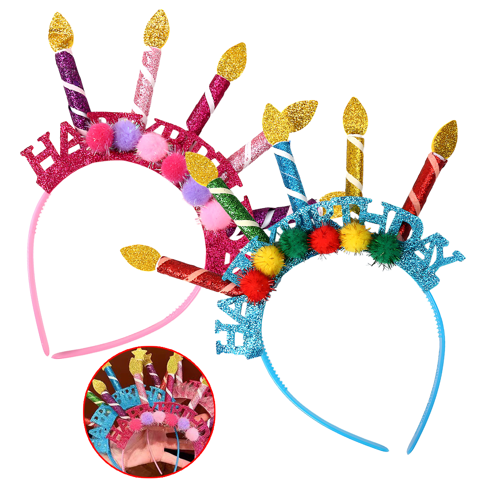 Happy Birthday Candle Headband