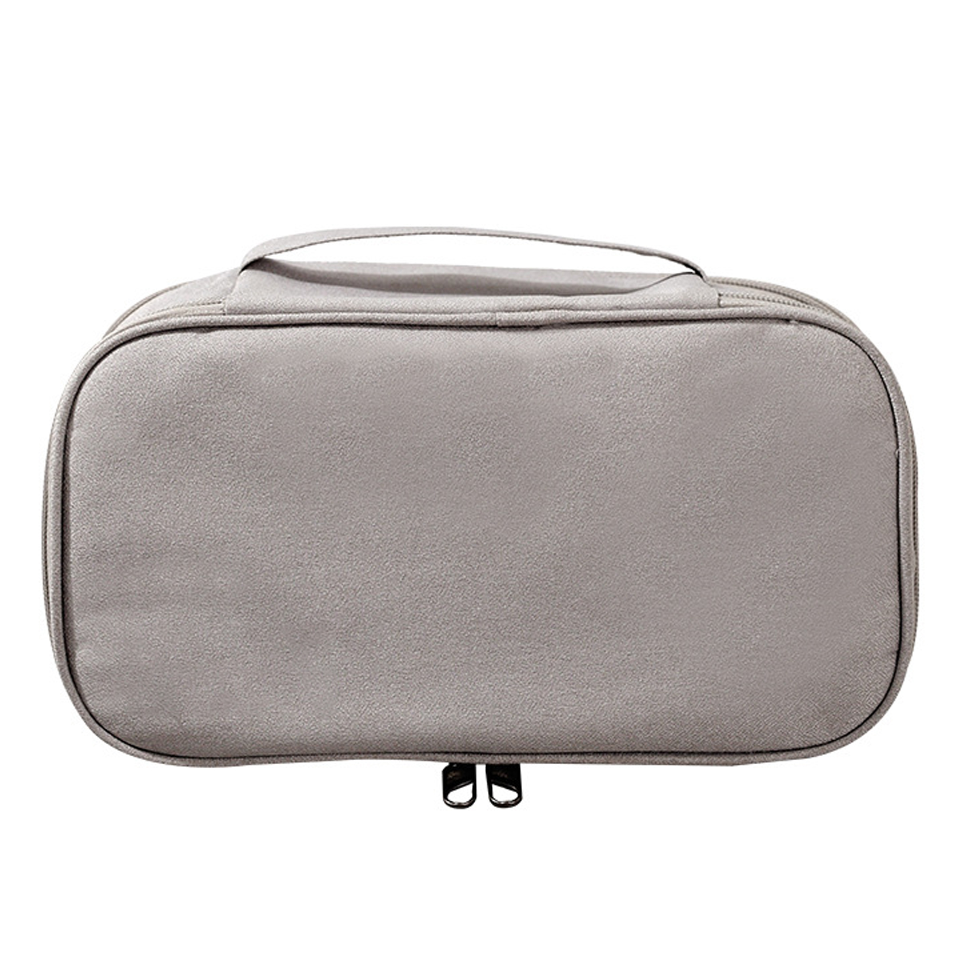 Gray Travel Bra And Underwear Organizer Bag