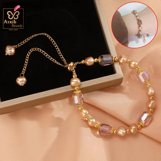 Pearl & Crystal Bracelet 