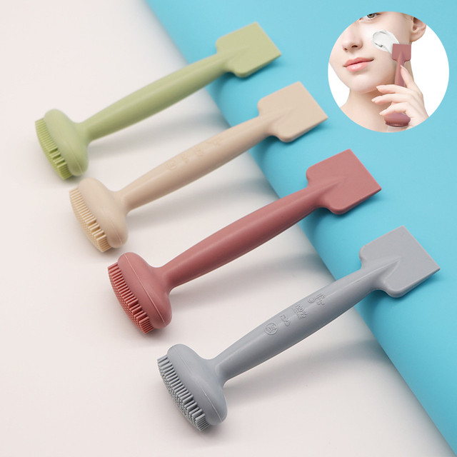 Dual End Silicone Facial Mask Application Brush