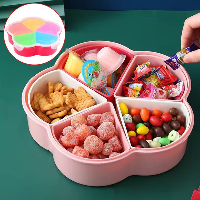 Petal - shaped Divided Treat Holder