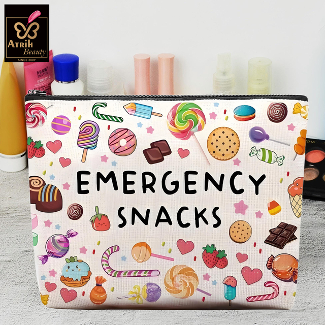 Emergency Snacks Zipper Pouch